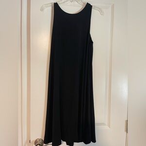 Women’s Old Navy Classic Black Dress With Tie Knot Detail In Back.